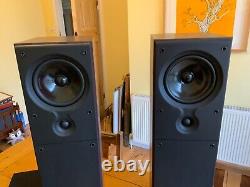 KEF Coda 9.2 floor-standing speakers (x2) used, brown/black