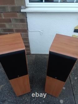 KEF Cresta 3 Floorstanding Speakers SP3321 Cherry Finish Pair