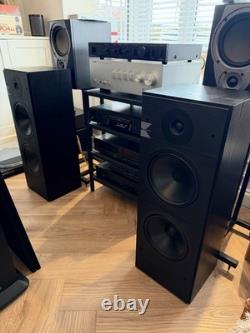 KEF K160 125W Floor Standing 2 Way Speakers Vintage Hifi IMMACULATE YORK