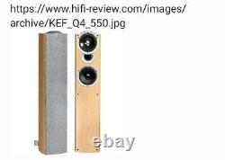 KEF Q4 Floorstanding Speaker (price for single unit, maple finish, 2 available)