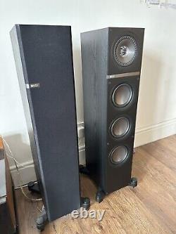 KEF Q500 Floor Standing Speakers BLACK Pair BOXED NEW