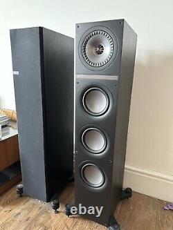 KEF Q500 Floor Standing Speakers BLACK Pair BOXED NEW