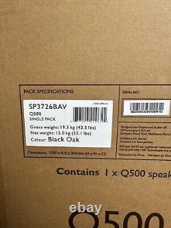 KEF Q500 Floor Standing Speakers BLACK Pair BOXED NEW