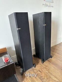 KEF Q500 Floor Standing Speakers BLACK Pair BOXED NEW