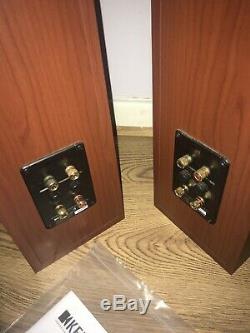 KEF Q500 Uni-Q Driver Floor Standing Speakers In English Cherry Pair Boxed