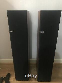 KEF Q500 Uni-Q Driver Floor Standing Speakers In English Cherry Pair Boxed