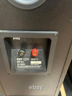 KEF Q50 Floor Standing Black High End Speakers KEF Q50 Floor Standing Black High End Speakers