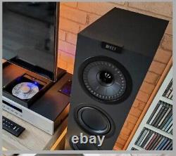 KEF Q550 Floorstanding Speakers BLACK + Magnetic Front Covers BOXED & STUNNING