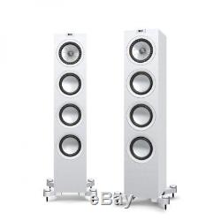KEF Q550 Floorstanding Speakers White Pair EX-DEMO