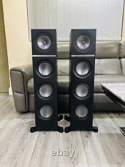 KEF Q700 FloorStanding HiFi Speakers Black + Grills