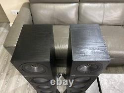 KEF Q700 FloorStanding HiFi Speakers Black + Grills