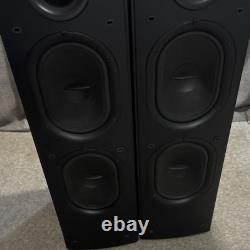 KEF Q75 Black Floorstanding Speakers Pair