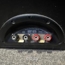 KEF Q75 Black Floorstanding Speakers Pair