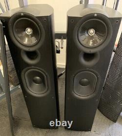 KEF Q7 Q 7 Floor Standing 3-way Hi End / Speakers Music Home Cinema? + manual