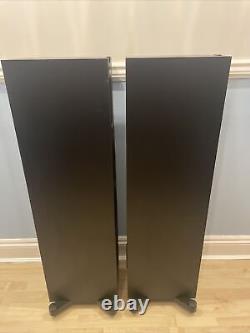 KEF Q950 Q Series Floor Standing Pair of Black Speakers with Magnetic Covers