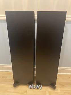 KEF Q950 Q Series Floor Standing Pair of Black Speakers with Magnetic Covers