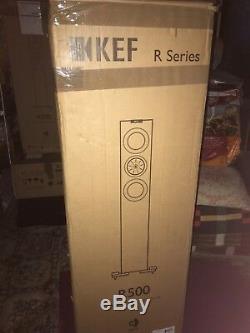 KEF R500 FLOORSTANDING SPEAKERS ROSEWOOD. High Quality Audiophile Sound