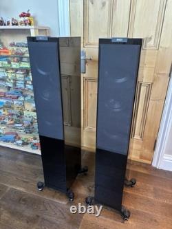 KEF R500 Floorstanding Speakers Black Excellent condition with original receipt