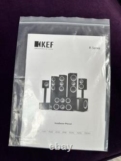 KEF R500 Floorstanding Speakers with Original Packaging Piano Black