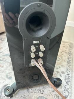 KEF R500 Floorstanding Speakers with Original Packaging Piano Black