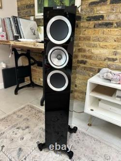 KEF R500 Floorstanding Speakers with Original Packaging Piano Black