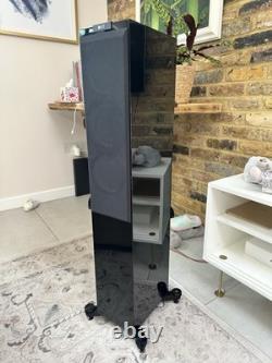 KEF R500 Floorstanding Speakers with Original Packaging Piano Black