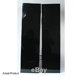 KEF R500 Loudspeakers Piano Black Floorstanding Tower Speakers PAIR R-500