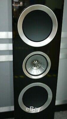 KEF R700 Floorstanding Speakers in Piano Black Preowned