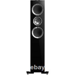 KEF R700 Speakers Pair High Gloss Black Floorstanding 3-Way B-Grade