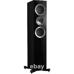 KEF R700 Speakers Pair High Gloss Black Floorstanding 3-Way B-Grade