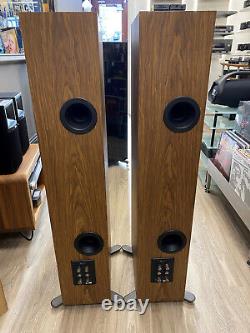 KEF R7 Floorstanding Speaker Pair Walnut