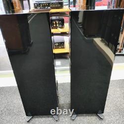 KEF R7 Floorstanding Speakers Gloss Black Ex Display 12 months warranty