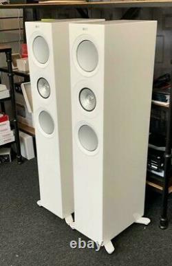 KEF R7 Floorstanding Speakers Gloss White, Open Box