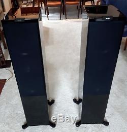 KEF R900 Reference Floorstanding Hi-Fi Speakers Piano Black