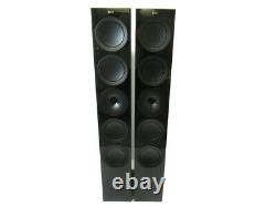 KEF R Series R11 3-Wat Bass Reflex Floorstanding Speakers (Black) Inc Warranty