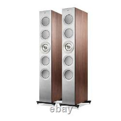 KEF Reference 5 Speakers Silver Satin Walnut Brand New Save £5005