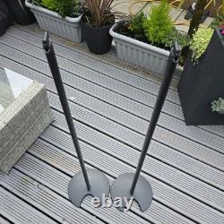 KEF Speaker Stands (Pair) For 3001 / 3001SE Egg Speakers Black