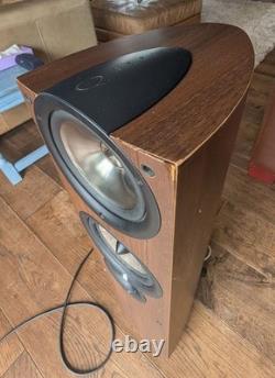 KEF iQ5 Floorstanding Speakers Walnut Pair Uni-Q