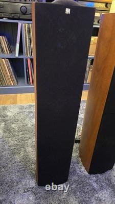 KEF iQ5 SP3501 Floorstanding Speakers Pair Walnut Finish Excellent Cond