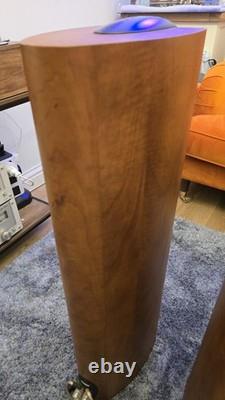 KEF iQ5 SP3501 Floorstanding Speakers Pair Walnut Finish Excellent Cond