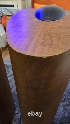 KEF iQ5 SP3501 Floorstanding Speakers Pair Walnut Finish Excellent Cond