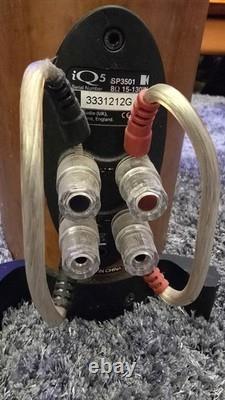 KEF iQ5 SP3501 Floorstanding Speakers Pair Walnut Finish Excellent Cond