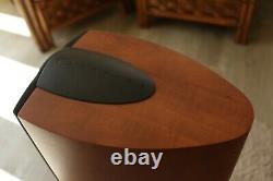 KEF iQ5 floor-standing speakers (Sold as Pair), dark apple (cherry). Excellent