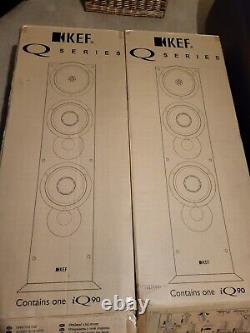 KEF iQ90 Floorstanding Speakers Boxed Excellent