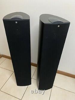KEF iQ9 3-Way Bass Reflex 2 Floor Standing SP-3503 Speakers Black (1 Pair) Uni-Q