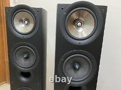 KEF iQ9 3-Way Bass Reflex 2 Floor Standing SP-3503 Speakers Black (1 Pair) Uni-Q