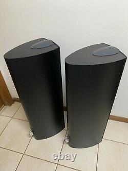 KEF iQ9 3-Way Bass Reflex 2 Floor Standing SP-3503 Speakers Black (1 Pair) Uni-Q