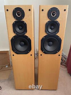 KLS3 Gold MKII Floor Standing 3-way Speakers in Handmade Maple Veneer Cabinets