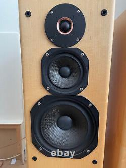 KLS3 Gold MKII Floor Standing 3-way Speakers in Handmade Maple Veneer Cabinets