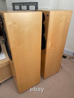 KLS3 Gold MKII Floor Standing 3-way Speakers in Handmade Maple Veneer Cabinets